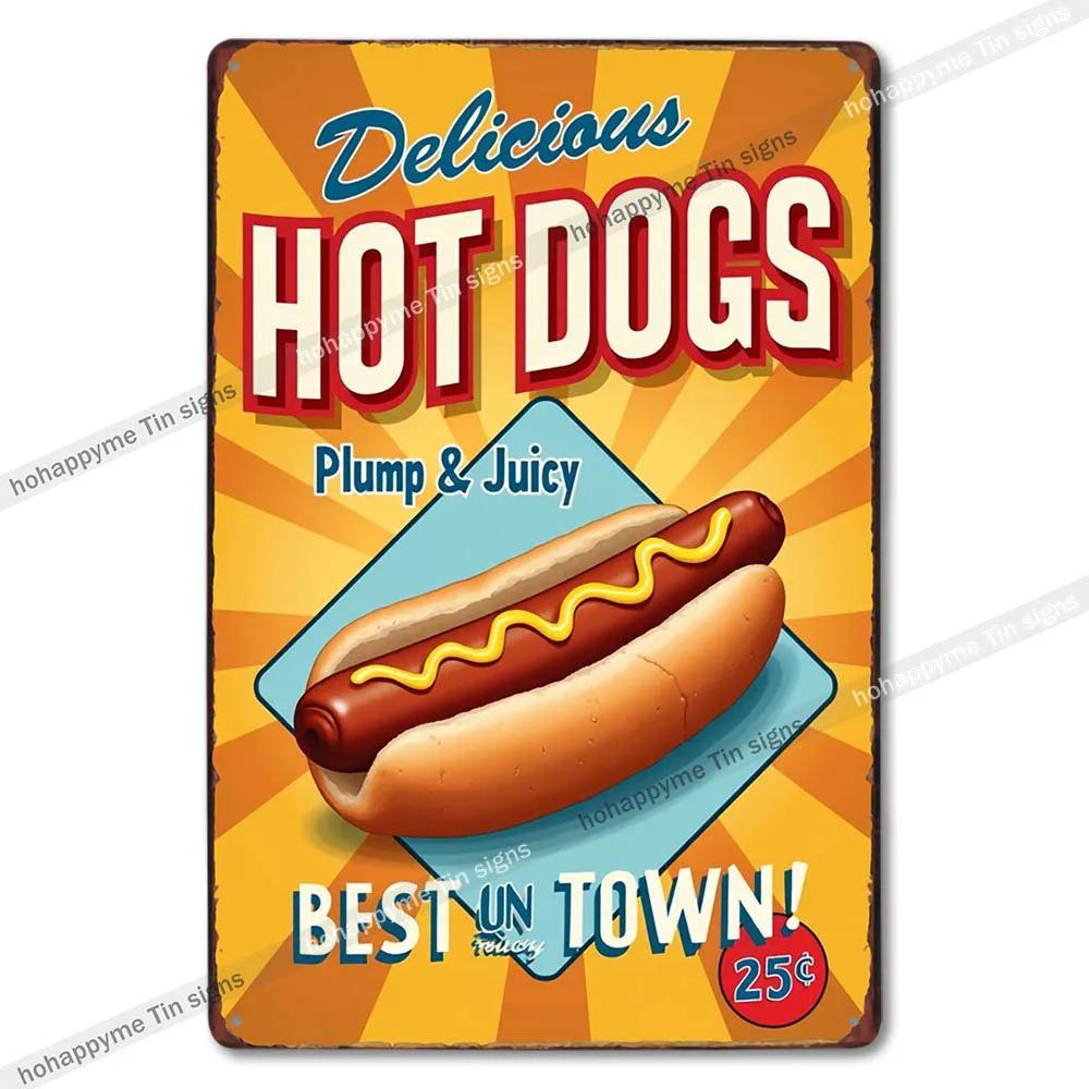 Ретро Металлические Жестяные Вывески Винтажная Реклама Еды Кухонный Настенный Декор Домашнее Искусство