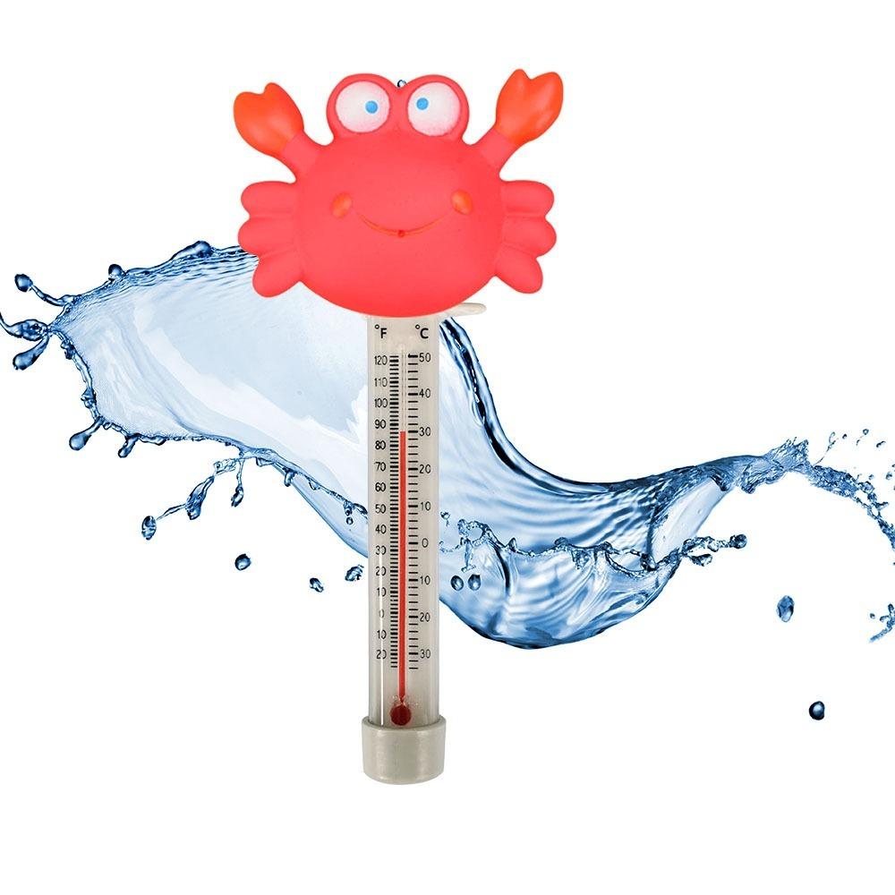 PVC Pool Water Temperature Meter Floating Waterproof Swimming Pool Thermometer Cartoon Animals Accurate Thermometer Swimming