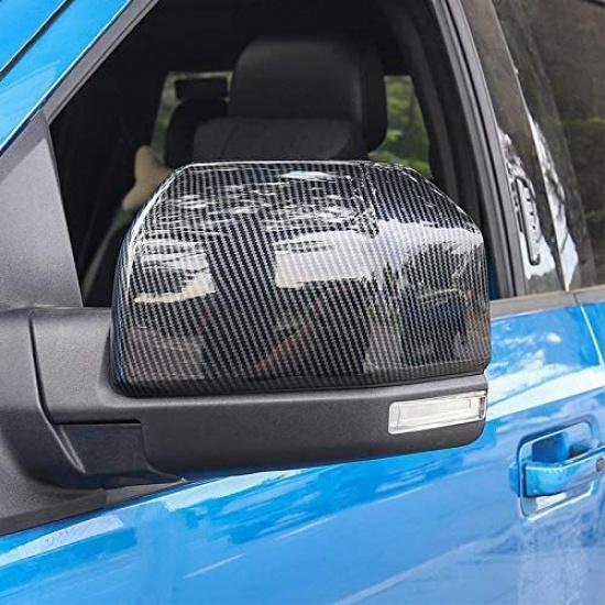 Auto Rearview Mirror Cover Trim Frame Bezel for Ford F150 2015- Accessories