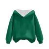 Children's Boys And Girls Fashionable Solid Color Pullover Casual Round Neck Hooded Sweatshirt Plus Fleece Sweatshirt