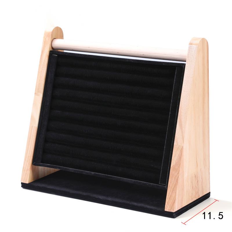 Стойка для колец со скошенными краями Держатель для колец и сережек Хранение карточек с серьгами Органайзер для ювелирных изделий Подставка для демонстрации Коробки и упаковка для ювелирных изделий