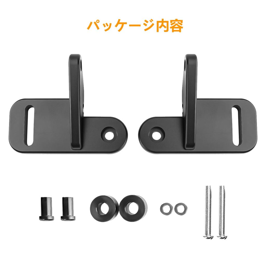 Vancroser JL/JT A-Pillar Light Bracket Windshield Lower Work Light Bracket LED Work Light Mounting