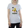 Disney Женская/дамская хлопковая футболка с изображением лица Плутона