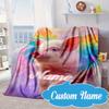 Custom Name Pig Bubbles Blanket bed sofa Blanket Flannel Blanket for Camping, Hiking, Picnic Essentials,gift for Fan family