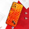 Золотой Медовый Сотовый Чехол с Пчелой для Xiaomi 11T 12T 13T 14T Pro 13 14 15 Ultra POCO X7 Pro X3 X5 X6 F5 F6 M6 Pro