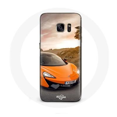 Чехол - McLaren - Galaxy S7 - Оранжевый - Формула 1 - Жесткий
