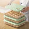 Egg Holder For Refrigerator Deviled Egg With Lid Fridge Egg Storage Stackable Plastic Egg Containers 24 Egg Tray Kitchen Tools