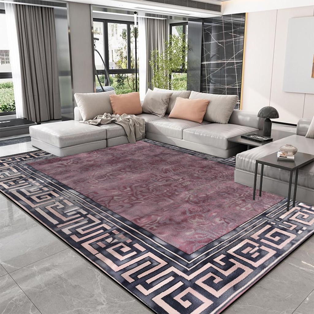 Nordic High-end Living Room Carpets Modern Luxury Decoration Home Bedroom Large Area Rugs Thickening Washable Non-slip Floor Mat