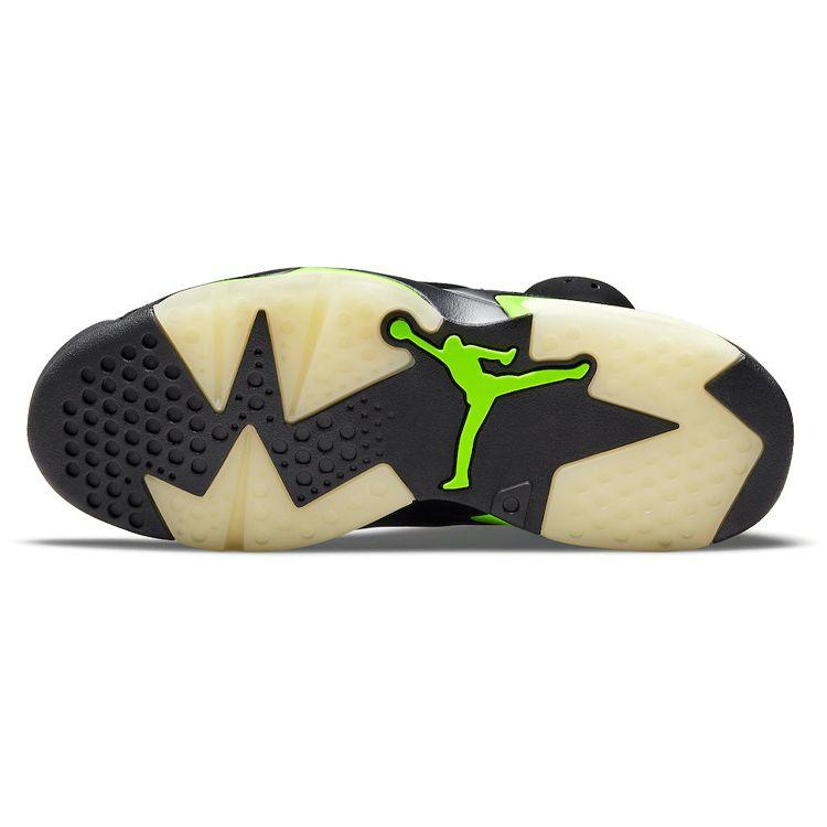 Air Jordan 6 Retro Electric Green Мужские кроссовки черные CT8529-003