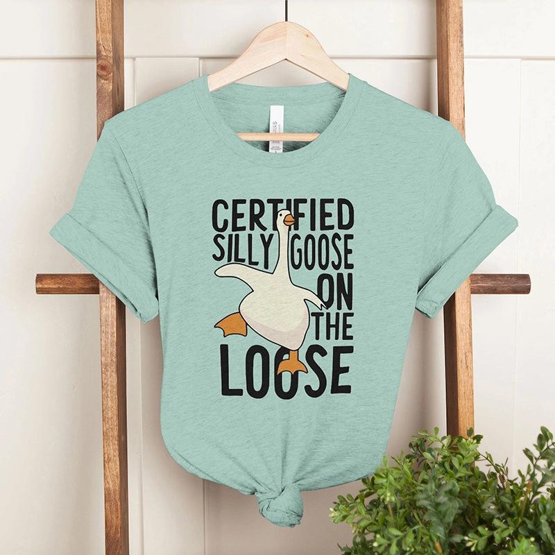 Футболка Shiying с круглым вырезом, женская, вельветовая, с принтом текста