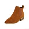 Fashion Women Boots New Spring Autumn Fashionable Versatile Pointed Suede Thick Heel Shoes Elegant Minimalist Women Heeled Ankle Boots