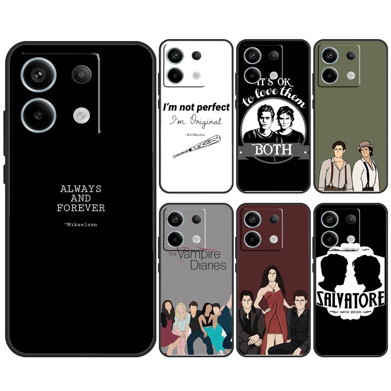 Чехол для телефона Дневники вампира Для Xiaomi Redmi Note 13 11 9 10 12 Pro Plus 9S 10S 11S 12S 9C 10C 12C 13C Обложка