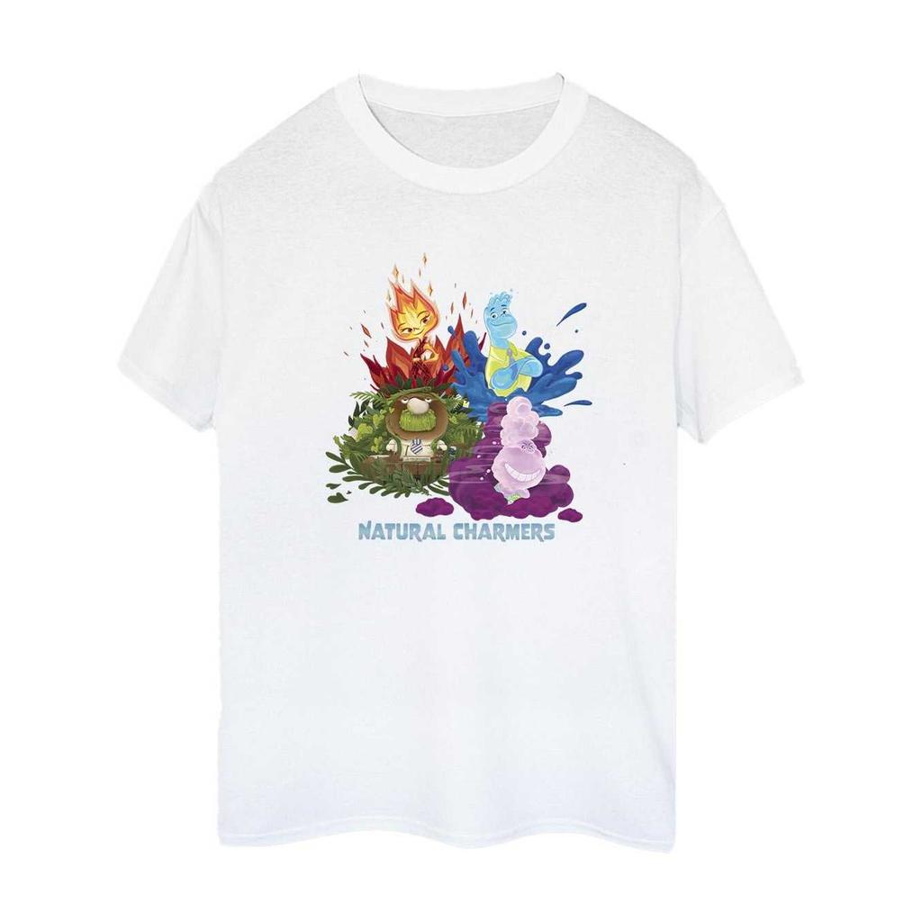 Elemental Womens/Ladies Natural Charmers Cotton Boyfriend T-Shirt