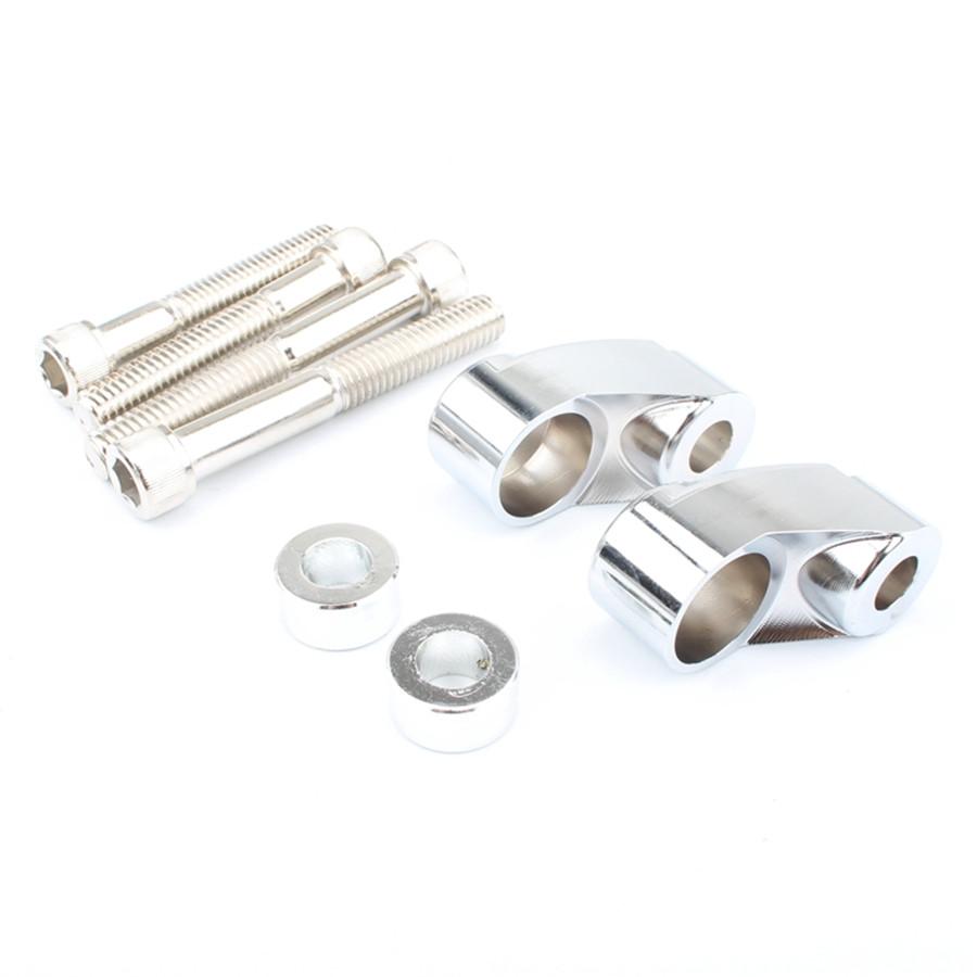 1 пара хромированных комплектов для переноса передних указателей поворота для 39 мм 49 мм Sportster FXR FXD Dyna