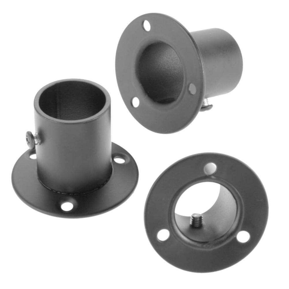 2 шт. трубчатая опора для шкафа, стойка для вешалок, штанга, опорный кронштейн, фланец, держатель, фурнитура 19-32 мм