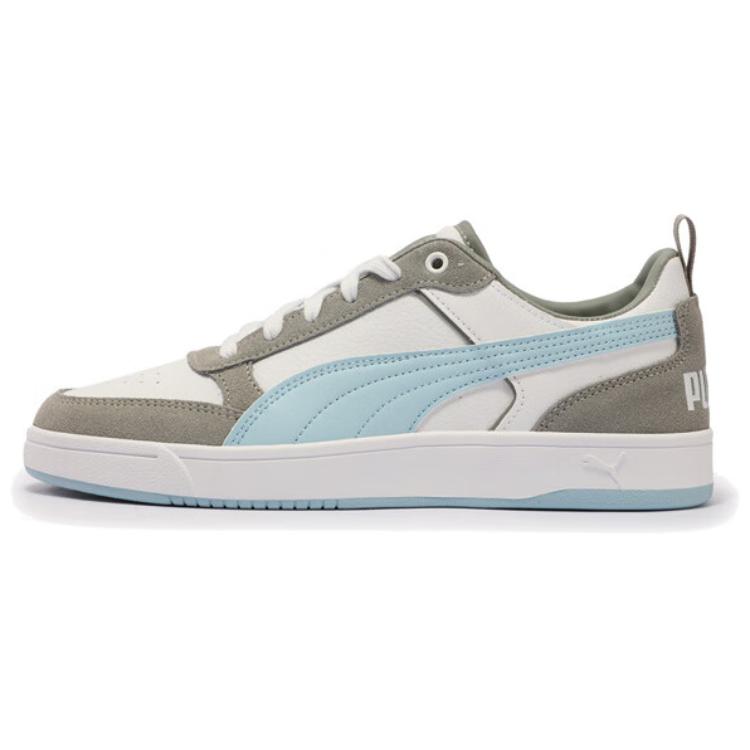 Puma DRIBBLE Низкие кеды для скейтборда Унисекс Серебристо-серый Белый 401057-06