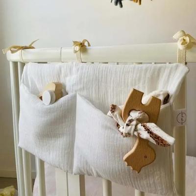 Детская кроватка-органайзер, сумка для хранения на кровати, органайзер для подгузников, детские игрушки, карманные сумки для детских кроваток, органайзер для прикроватной тумбочки новорожденного