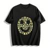 Милая игрушка, спиральный принт, повседневная свободная футболка из чистого хлопка для взрослых и детей