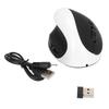 Wireless Vertical Ergonomic Wireless Rechargeable Optical Mouse with USB Adjustable for Left-Handed 2.4G Mouse, Left-Handed Mouse, Adapter, DPI,