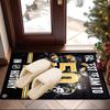 Golden ice hockey Area Rug Suitable for Indoor And Outdoor,Carpets for Kitchens, Homes, Offices, Living Rooms,Home Decor,Christmas Gift