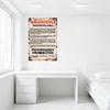Vintage Rusty Metal Sign 'WARRING RESTRICTED AREA' Distorted Text Warning Plaque for Man Cave Bar Home Decor with Rusty Edges &
