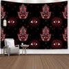 Фэнтезийное растение, лесной настенный гобелен, Таро, гобелен с красными глазами, психоделическое украшение сцены, спальня, общежитие, домашнее украшение