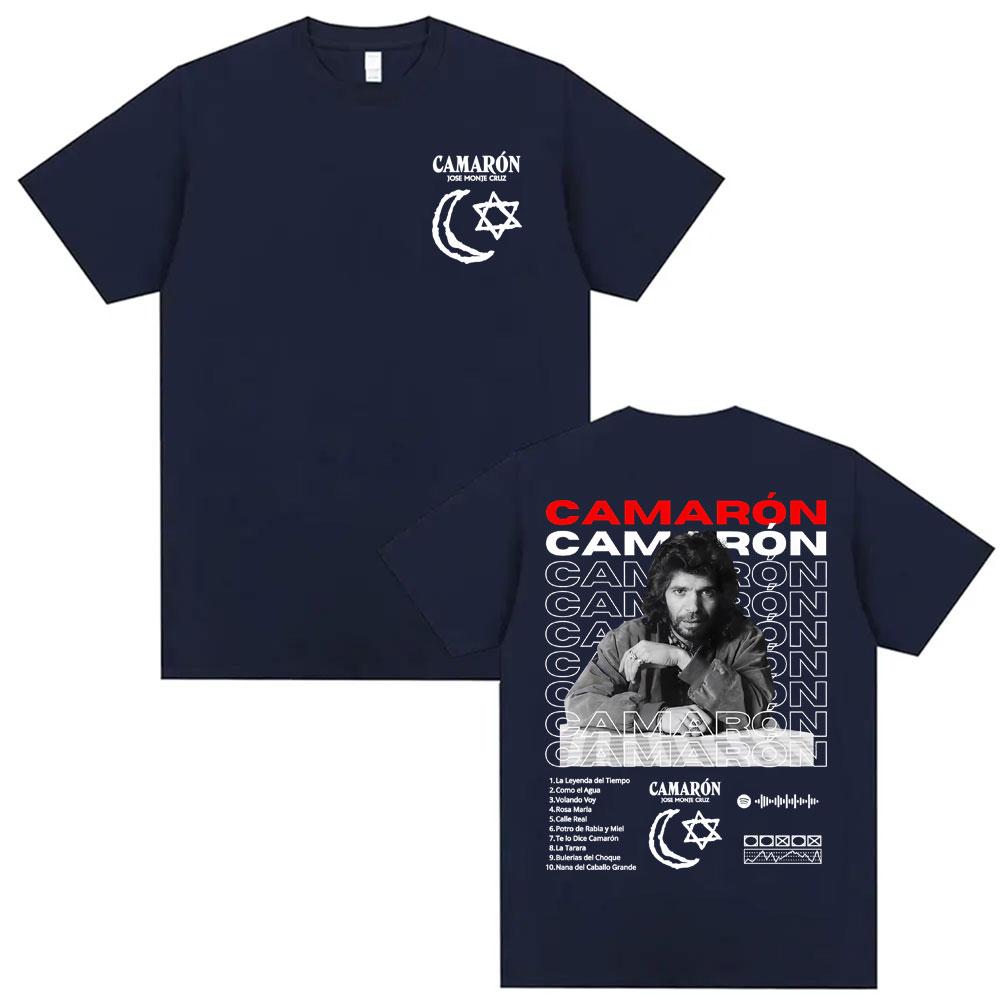 Rock Camaron De La Isla Album Graphic T Shirts Men Women Fashion Hip Hop Punk Street Tshirts Cotton Summer Short Sleeve T Shirt