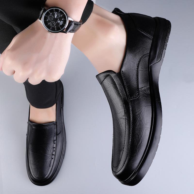 Мужские дышащие кожаные туфли серого цвета из мягкой кожи с мягкой подошвой, удобные для джентльменов, для мужчин, для деловой и официальной одежды, повседневная обувь