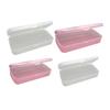Empty Rectangular Nail Art Tool Storage Box/personal Organizer, Transparent Case/for Clippers