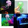 Decorative Jellyfish for Aquariums Aquarium Faux Jellyfish, Soft Silicone Fluorescent Realistic Floating Odor-free Decoration Saltwater Tanks