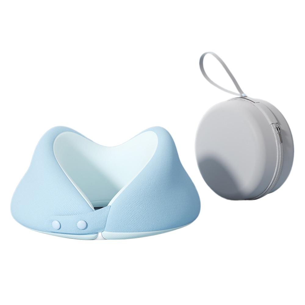Slow Rebound U-Shaped Neck Pillow Machine-Washable Cover Portable Design Travel Neck Pillow With EVA case Soft Material