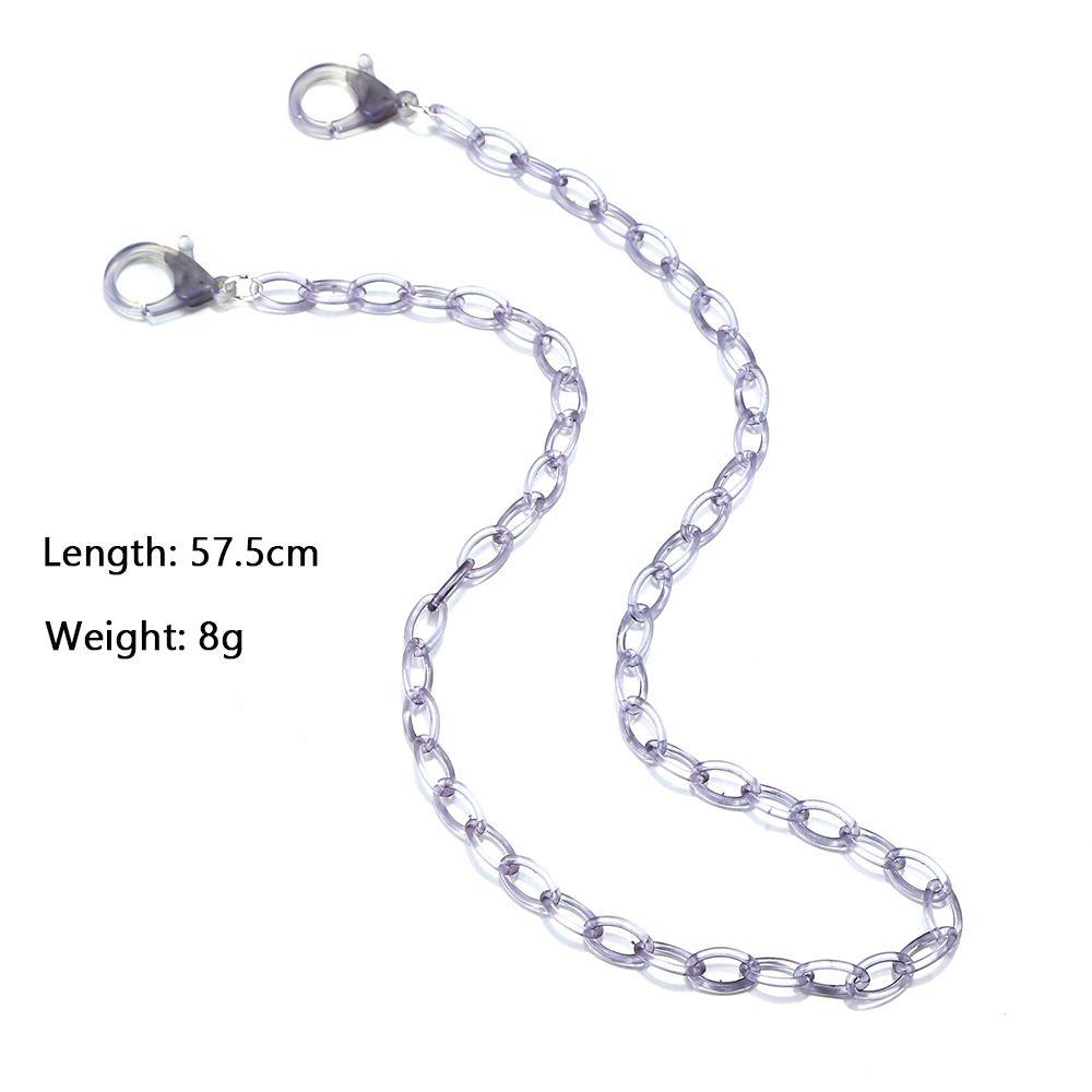 Украшения Солнцезащитные очки Маска Цепочка Маска Веревка Ожерелье Очки Цепочка Акриловая шея Веревка Очки Шнур