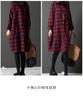 Plaid One Shirt For Going Going Lounge Lounge Everyday Work Asian Pattern Tunic Length Commuting To School Red Red [unifiss] Shirt, Pattern, Piece,
