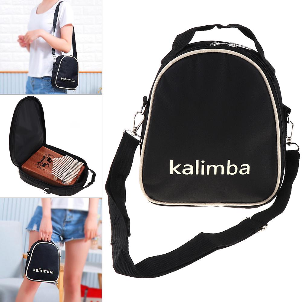 17 / 15 / 10 Key Portable Kalimba Storage Bag Thumb Piano Mbira Soft Case Oxford Cloth Shoulder Bag