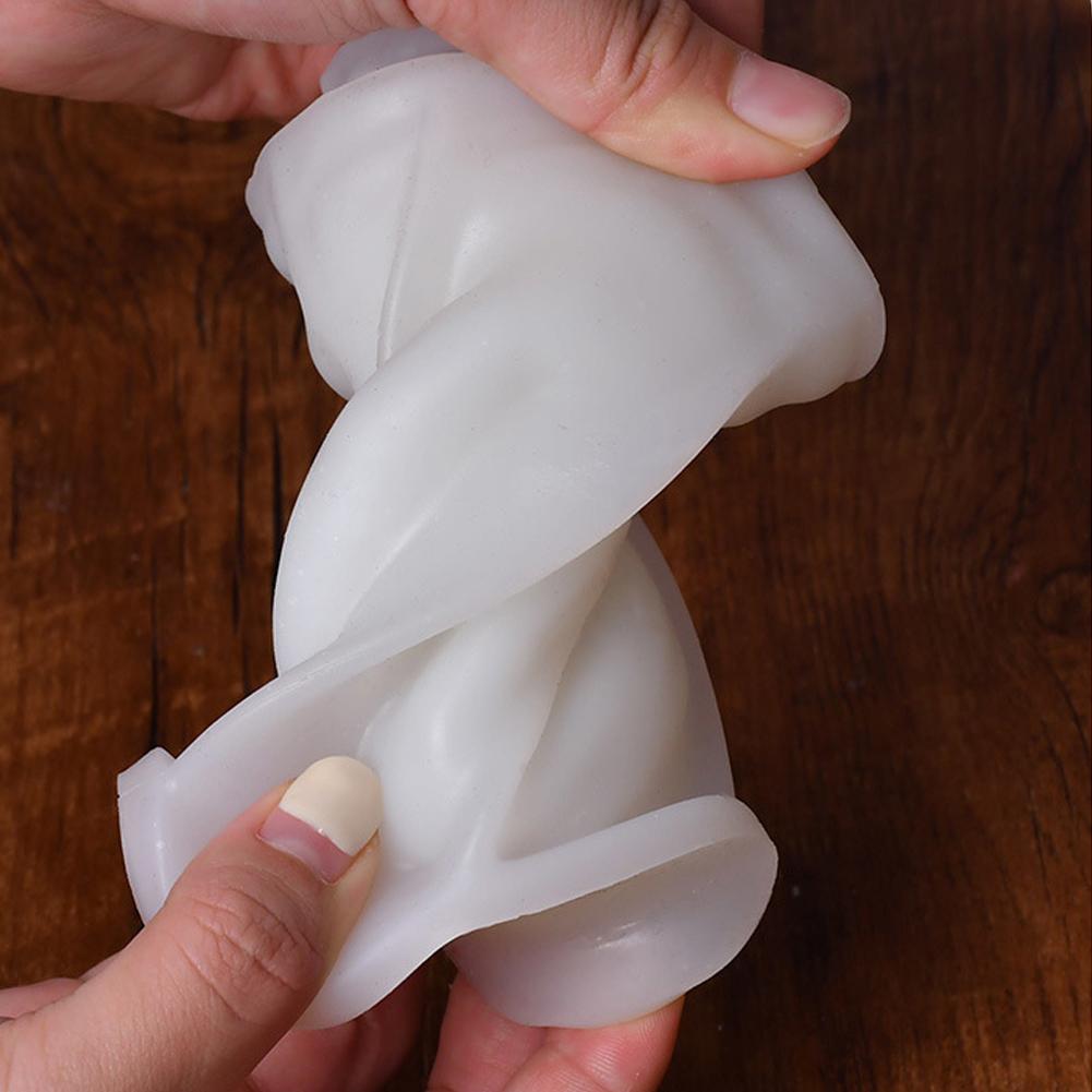 3D Дамская свеча силиконовая форма DIY Милый портрет девушки для дома свеча ручной работы гипсовая форма W3B3