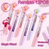 12 шт. Фантазийная волшебная палочка, гелевая ручка с блестками, тонкий наконечник, легкая пластиковая ручка для письма, креативные сказочные канцелярские товары для офиса, забавные подарки для вечеринок, обратно в школу