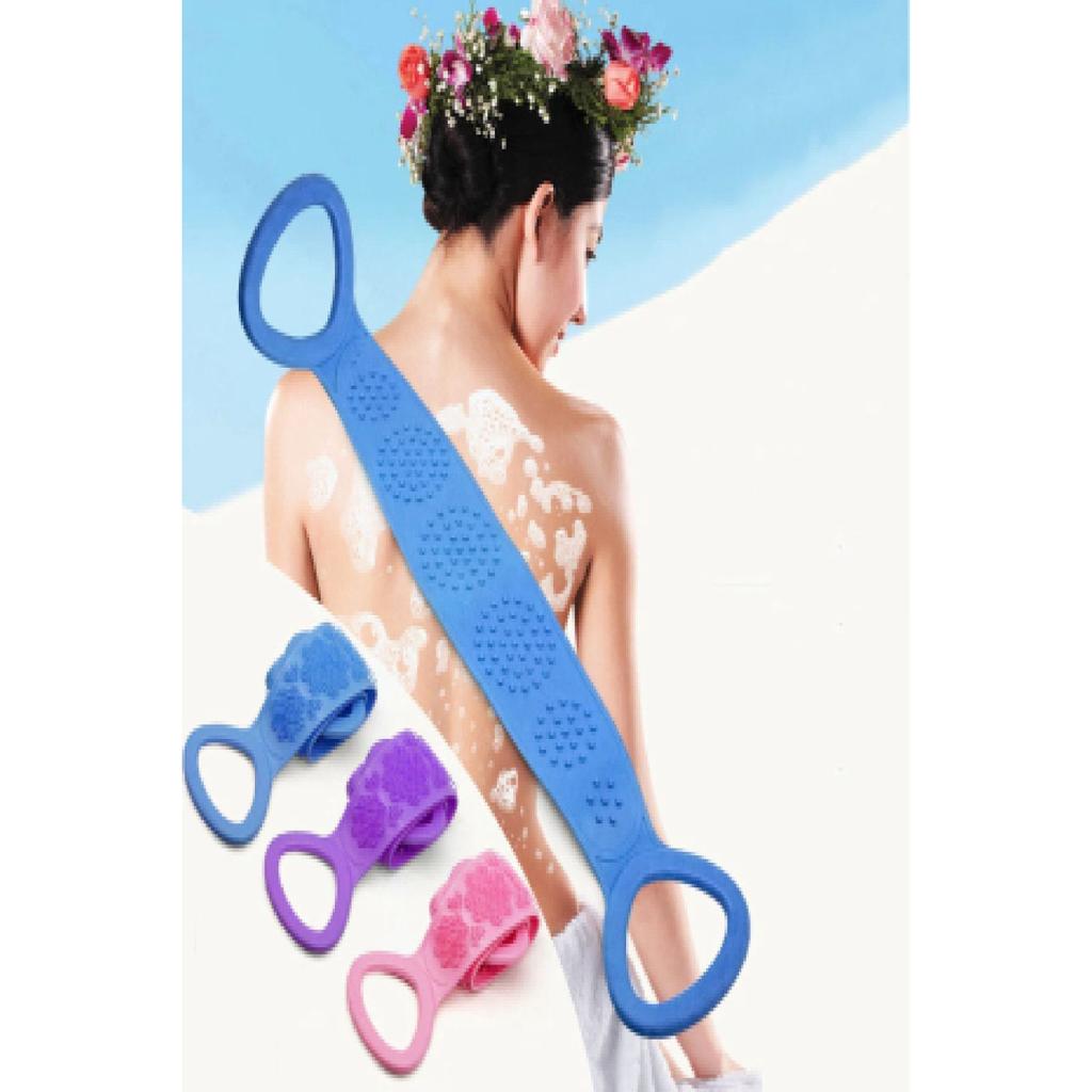 Двусторонний силиконовый скраб для ванны с массажным эффектом Силиконовая мочалка для душа Скраб для спины Щетка с массажным эффектом