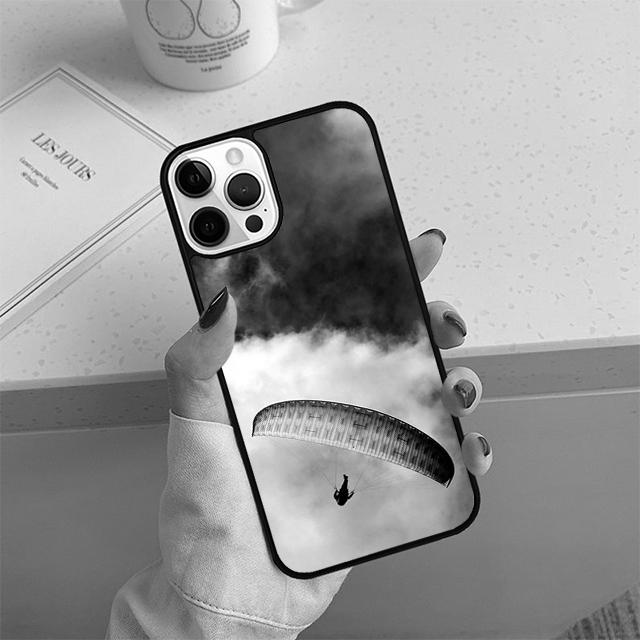 Чехол для телефона для спорта Параглайдинг Для iPhone 17 Air 13 12 14 15 16 Чехол Для Apple 14 15 16 Pro Max Plus Coque