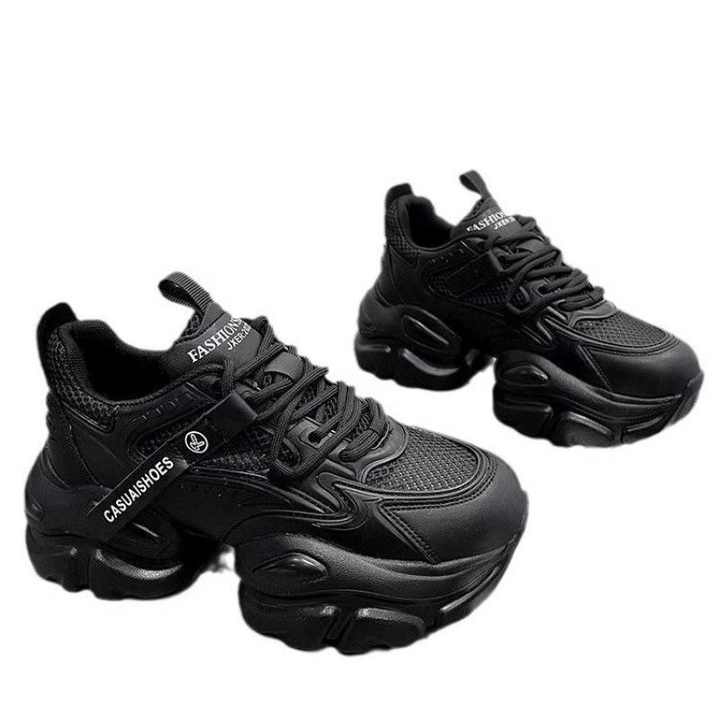 Обувь женская летняя обувь для папы женская 2025 новая обувь на платформе белые туфли дышащая сетка повседневная спортивная женская обувь