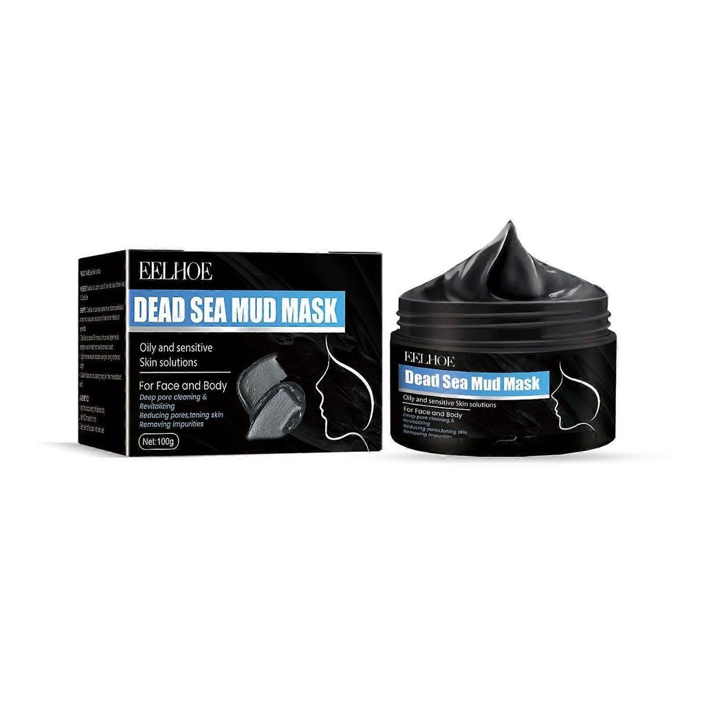 Limited time!!Eelhoe Dead Sea Mud Cleansing Mask Hydrating Deep Cleansing For Skin, Blackhead And Acne Control, Deep Oil Control Mud Mask