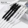 Gel Pen 0.5mm Refill Quick-Drying Ink Steel Ball Clip Comfortable Barrel Smooth Writing No Smudging