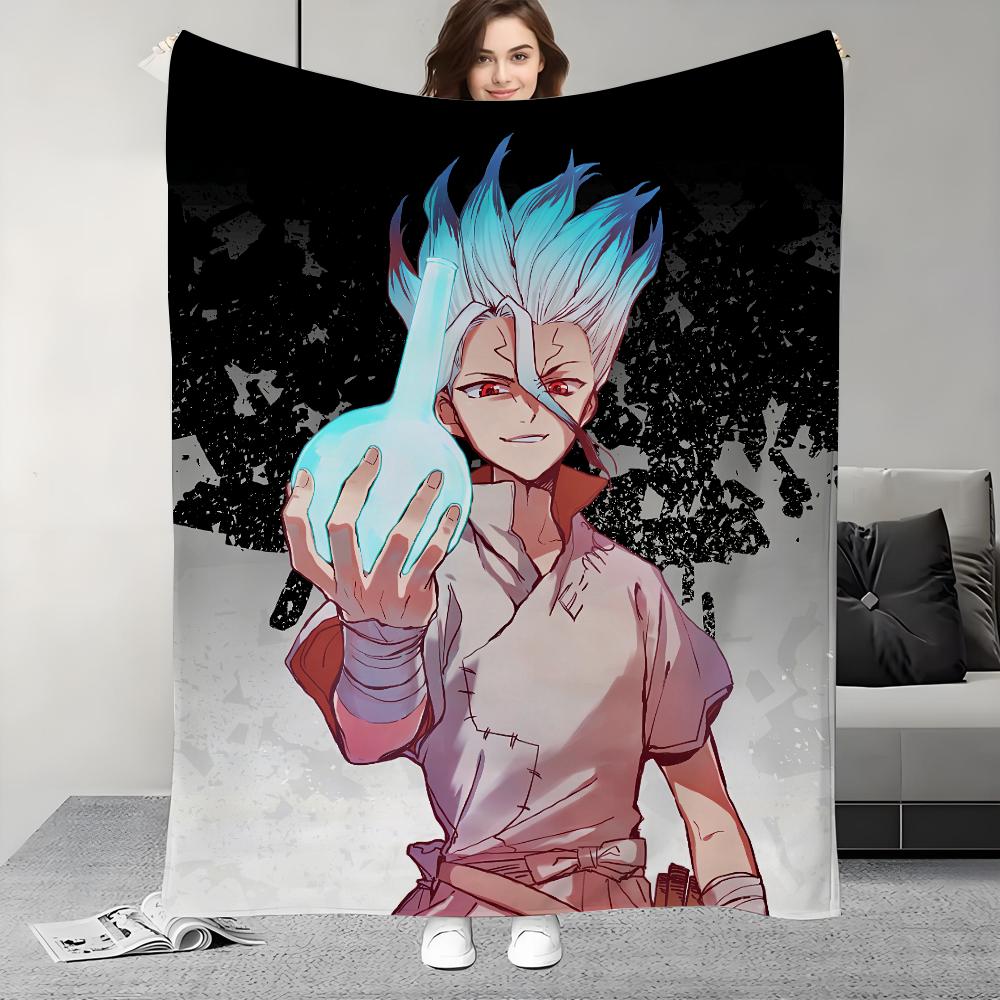 Anime D-Dr.S-STONE Blanket Design Lightweight For Dorms, Naps, Living Room, Office,Sofa,All-Season