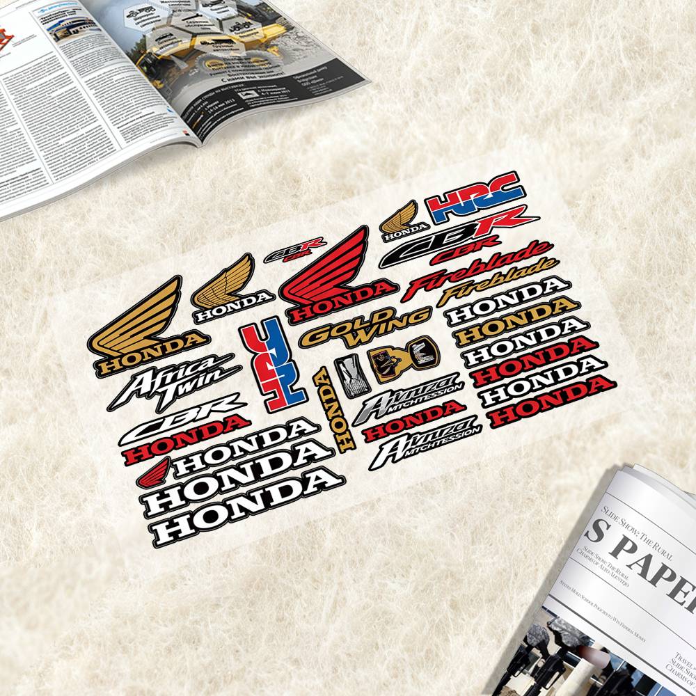 WGLRK1 Honda -a Decal Set High Quality Printed and Cut Stickers Motorcycle Sticker
