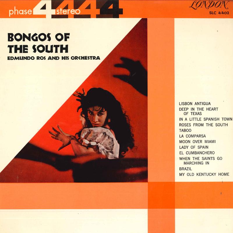 Виниловая пластинка EDMUNDO ROS HIS ORCHESTRA Bongos Of The South SLC4402 LONDON 1962 Япония Латинская б/у