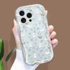 For iPhone 16 15 14 Samsung S25 S24 S23 A06 A13 A14 A15 A16 A55 Redmi 14C 13C Note 14 13 12 Fresh Flowers and Bear Pattern Soft Silicone Phone Case
