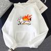 Свитшот Okami с милым мультяшным волком, толстовка с капюшоном, повседневный мужской/женский пуловер с длинным рукавом, зимняя флисовая одежда, свободный размер, толстовка Sudadera