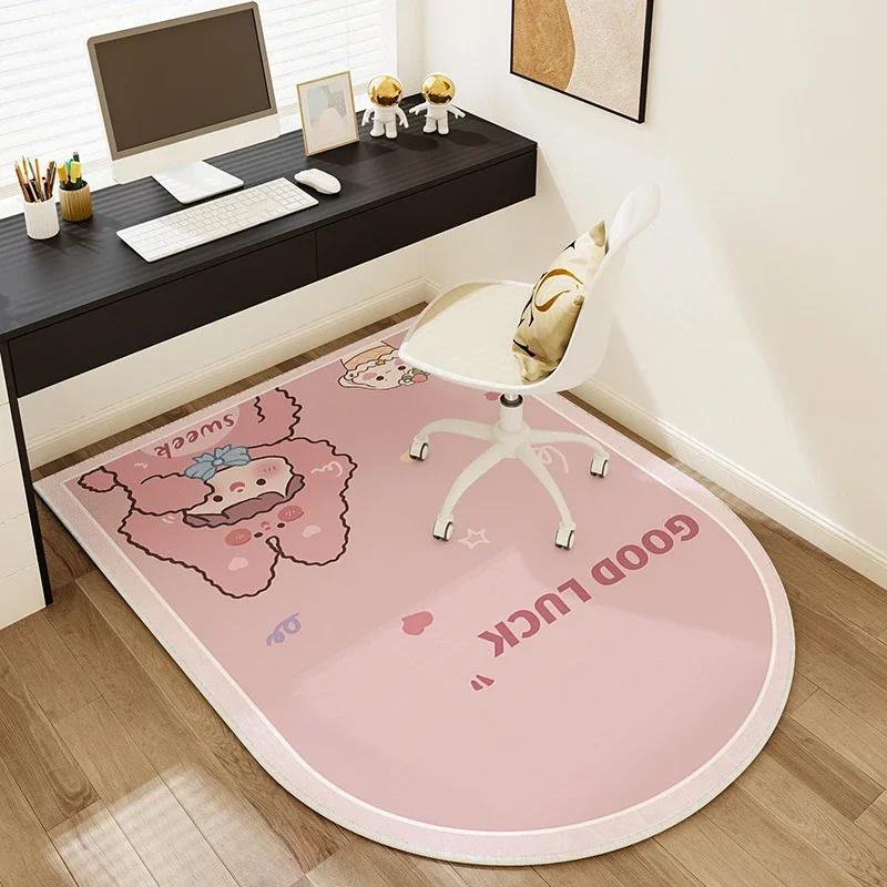 E-sports Swivel Chair Carpet 5Size Kids Study Room Computer Chair Mat Living Room Table Study Computer Desk Foot Mat