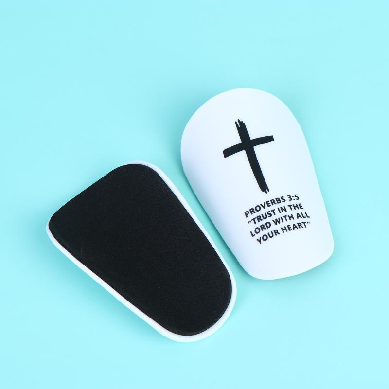 1Pair Christ Shin Guards With Bibleverse Soccer Football Protective Pads For Adults & Youth, Inspirational Sports Gear