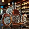 Motorcycle Whisky Decanter Glass Motorcycle Design Wine Bottle Decorative Whiskey Bottle