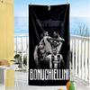 Juventus Personalized Name Beach Towel Soft Durable Quick-Dry Ideal for Travel Outdoor Swim Pool Yoga Surf Camping Hiking Gym Gift Holiday